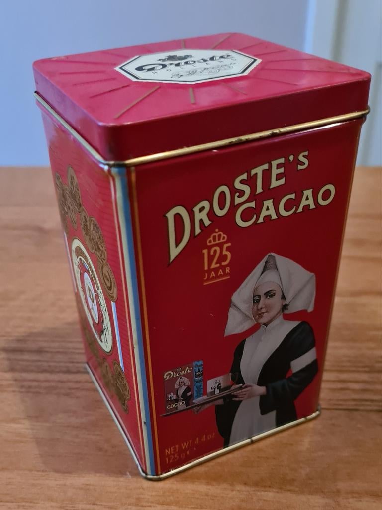 125 Jaar Droste Cacao., Verzamelen, Blikken, Ophalen of Verzenden, Gebruikt, Overige, Droste