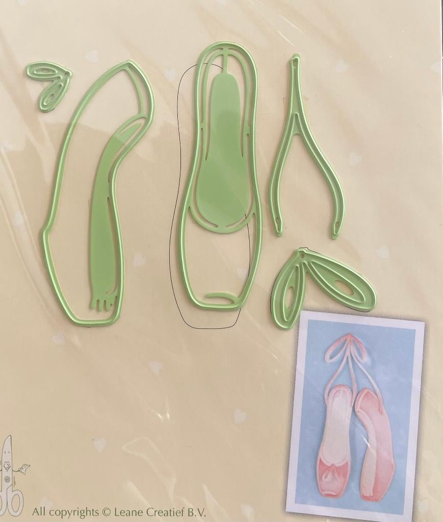 Snijmallen balletschoentjes, Ophalen of Verzenden, Nieuw, Overige thema's, Pons of Mal