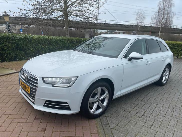 Audi A4 2.0 TDI 150pk S Tronic 2018 Wit, Auto's, Audi, Particulier, A4, Diesel, D, Stationwagon, Automaat, Geïmporteerd, Wit, Voorwielaandrijving