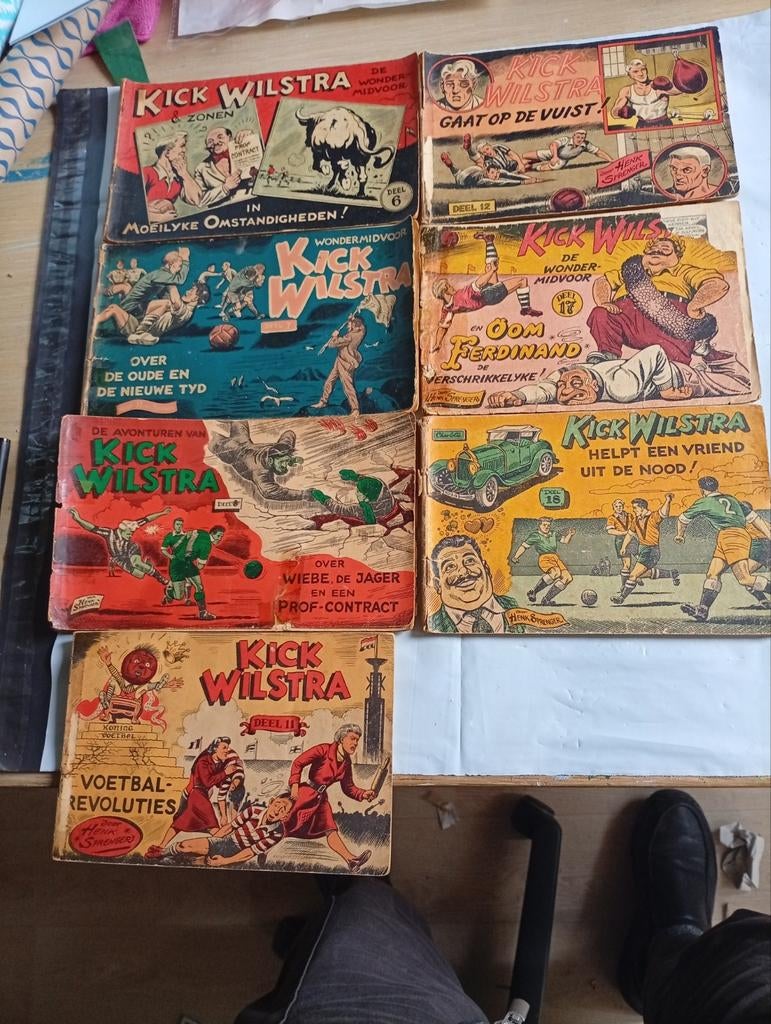 De avonturen van Kick Wilstra de wonder midvoor 11 stuks, Boeken, Eén comic, Ophalen of Verzenden, Gelezen, Europa