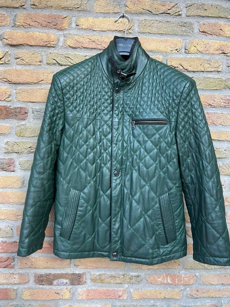 ( Zomer) Jas / heren jas van echt leer, Ophalen, Zo goed als nieuw, Zwart