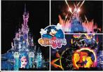Ansichtkaart	Disneyland	Frankrijk	Illuminations	3-luik, Verzamelen, Verzenden, 1980 tot heden, Gelopen, Frankrijk