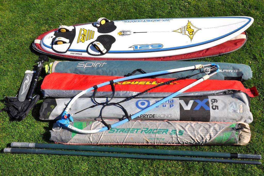 JP 129 Freeride complete set, Watersport en Boten, Ophalen, 250 tot 300 cm, Met draagtas, Complete set
