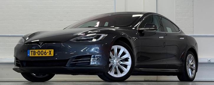 Tesla Model S 75D SOH 89% 1e Eigenaar Trekhaak Autopilot Luc, Auto's, Tesla, Bedrijf, Te koop, Model S, 4x4, ABS, Achteruitrijcamera