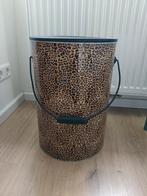 Opbergton met luipaard print, Ophalen, Zo goed als nieuw, Minder dan 50 cm