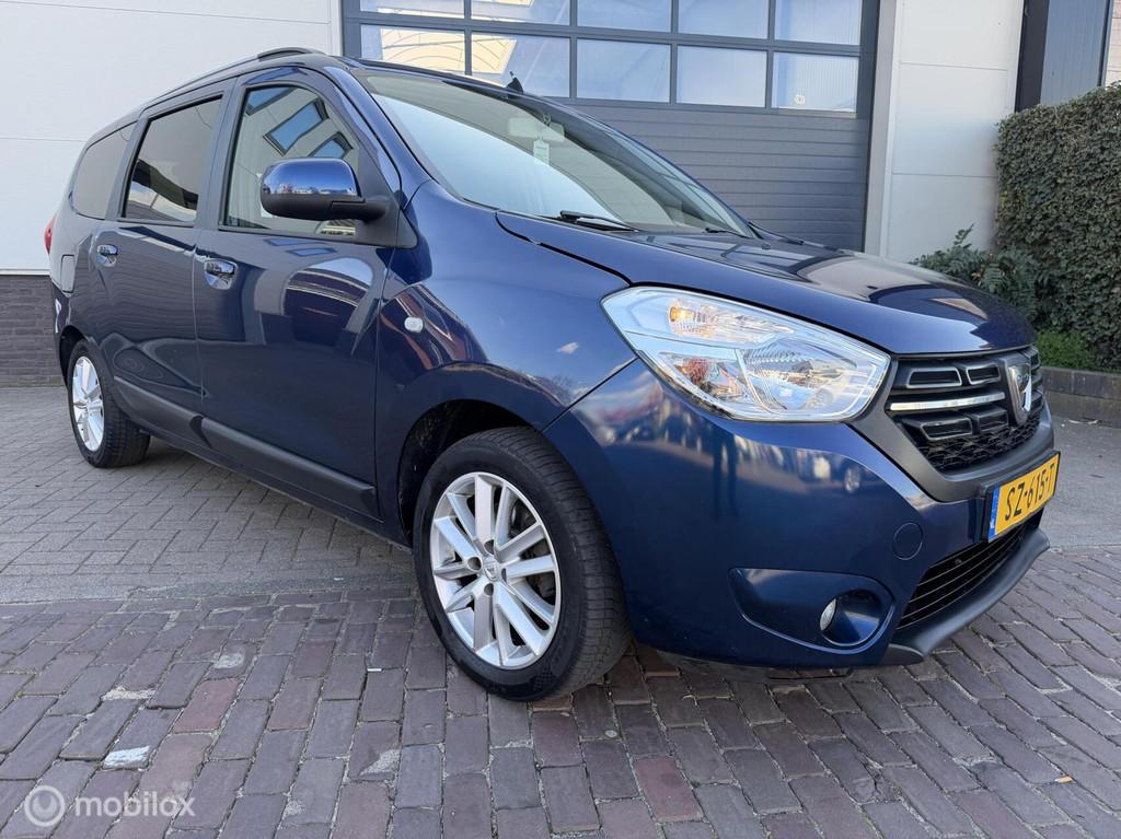 Dacia Lodgy 1.2 TCe Lauréate 5p., Auto's, Dacia, Voorwielaandrijving, Euro 6, Blauw, Origineel Nederlands