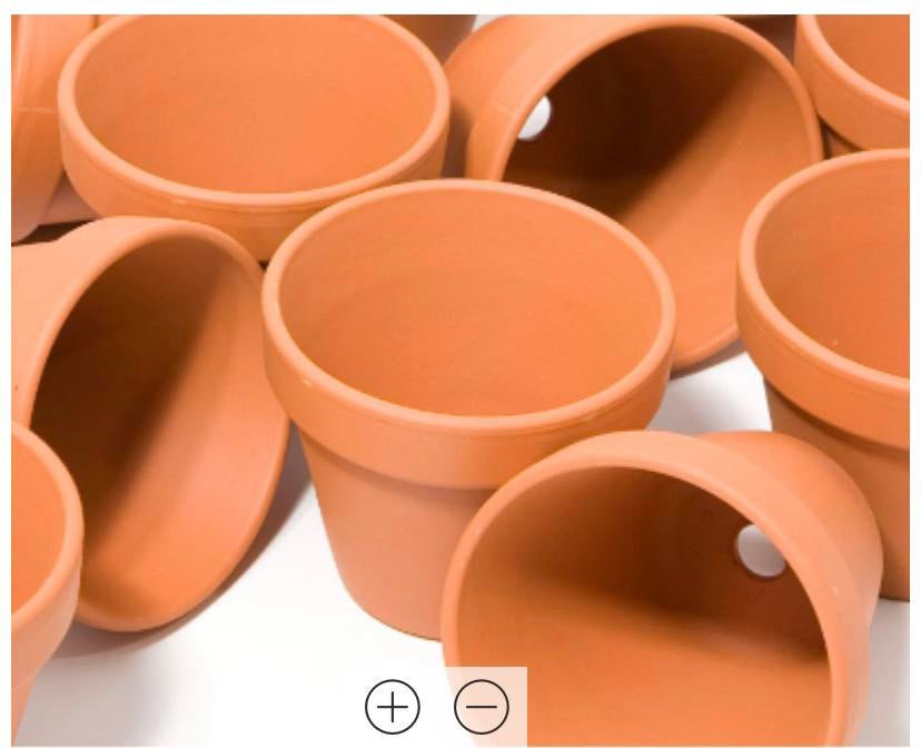 Roodstenen potten terra cotta potten GEZOCHT, Ophalen, Rond, Zo goed als nieuw, Minder dan 25 cm