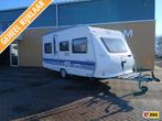 Hobby Excellent 450 UF, Caravans en Kamperen, Caravans, Rondzit, Hobby, Schokbreker, Dwarsbed