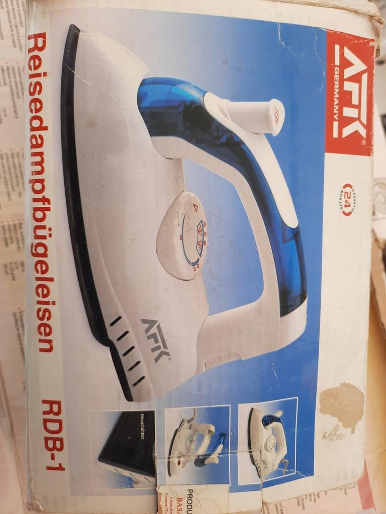 AFK Reisedampfbügeleisen RDB-1 Strijkijzer met snoer, Witgoed en Apparatuur, Ophalen of Verzenden, Gebruikt, Strijkijzer met snoer