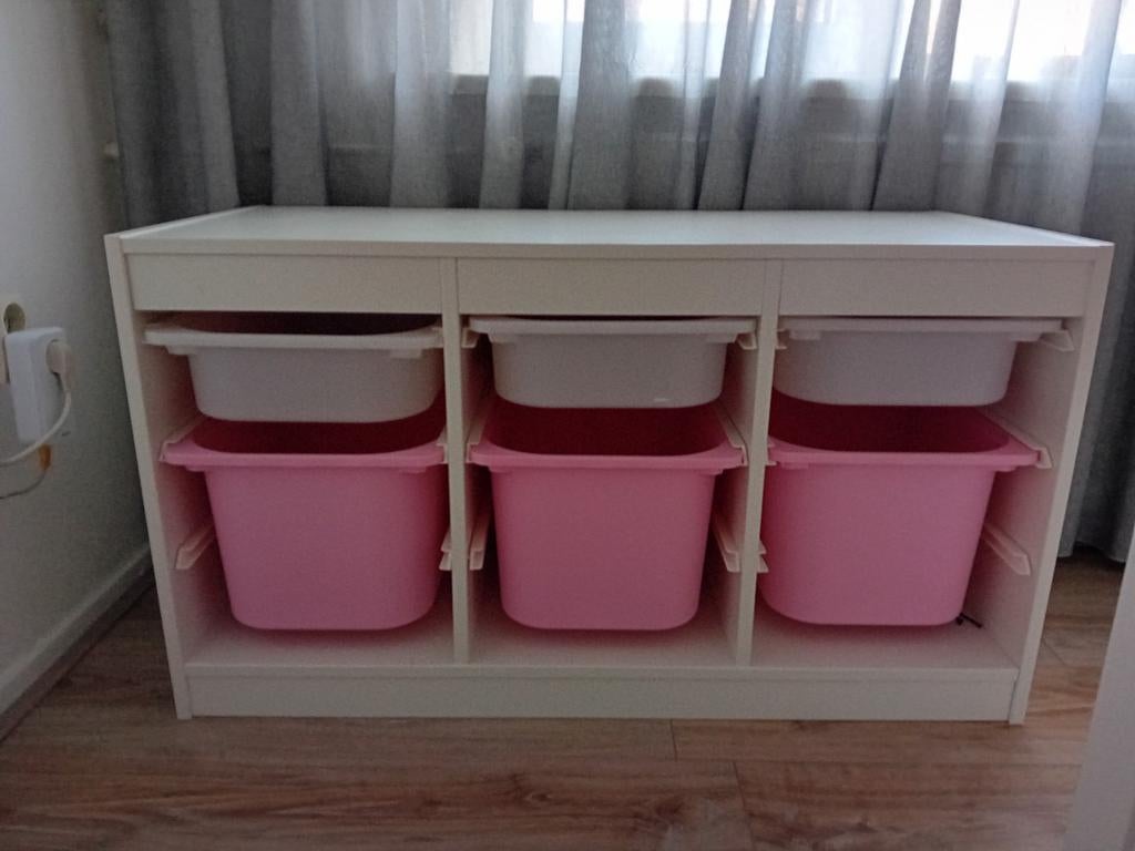 Nette IKEA Trofast kast met bakken, Ophalen of Verzenden, Gebruikt