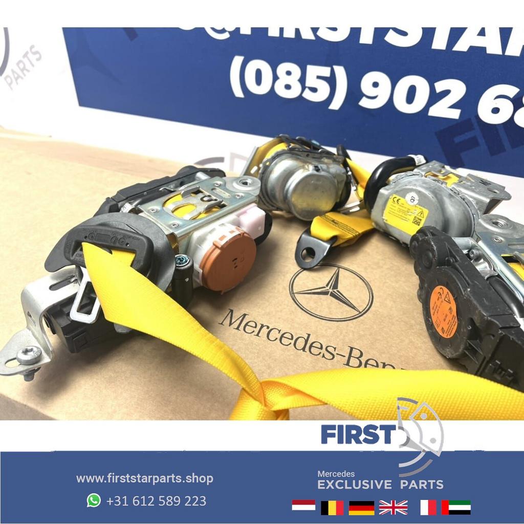 A45 AMG GORDELSPANNERS GEEL Mercedes W177 A W118 CLA H247 GL, Auto-onderdelen, Interieur en Bekleding, Gebruikt, -, Ophalen of Verzenden