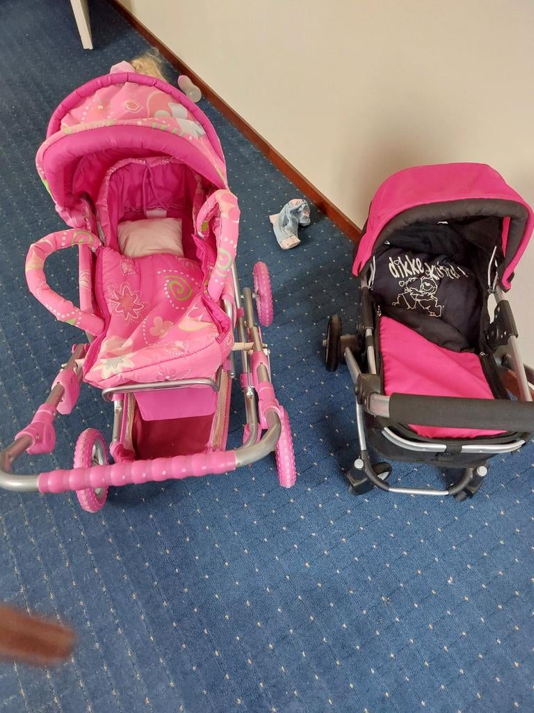 Poppenwagen - 2 stuks, Ophalen, Gebruikt, Overige typen