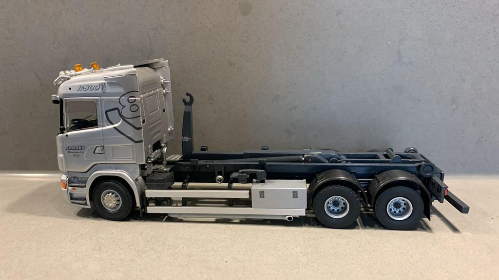 Tekno Scania haakarm truck, VDL, Hobby en Vrije tijd, Modelauto's | 1:50, Ophalen of Verzenden, Zo goed als nieuw, Bus of Vrachtwagen