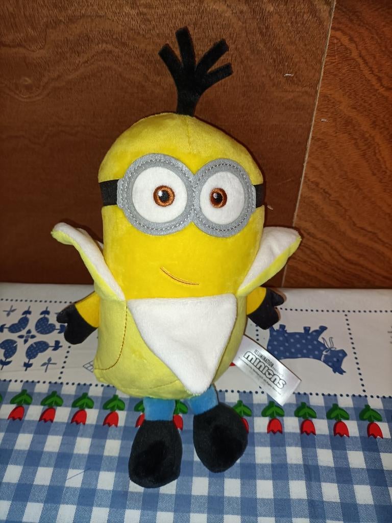 Minions knuffel in banaan pak 23 cm, Ophalen of Verzenden, Zo goed als nieuw, Overige typen
