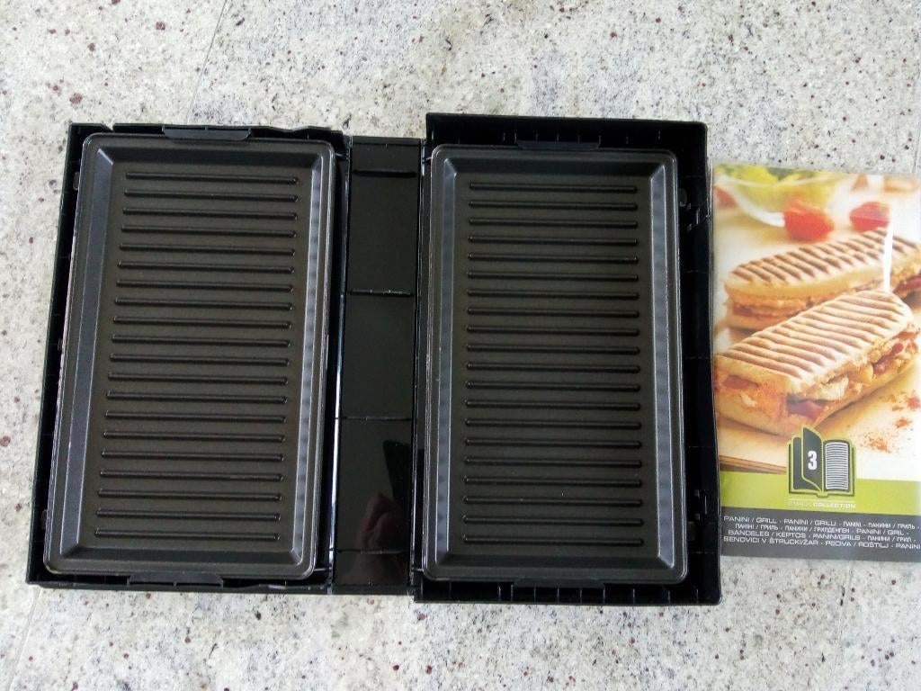TEFAL ijzers van Snack master panini nummer 3, Ophalen of Verzenden, Gebruikt