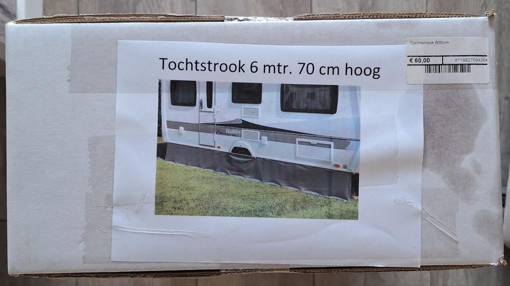 Tochtstrook 6 meter, Caravans en Kamperen, Ophalen, Nieuw