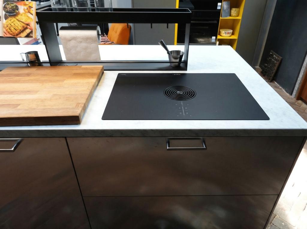 showroomdeal Bora PURU2R matte kookplaat afzuiging, Witgoed en Apparatuur, Kookplaten, Ophalen, Nieuw, 4 kookzones, Inbouw