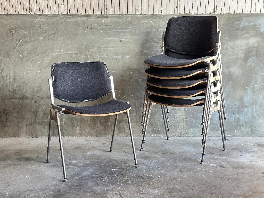 (34) Castelli DSC 106 stoelen, Giancarlo Piretti REFURBISHED, Huis en Inrichting, Stoelen, Ophalen, Castelli, -, -