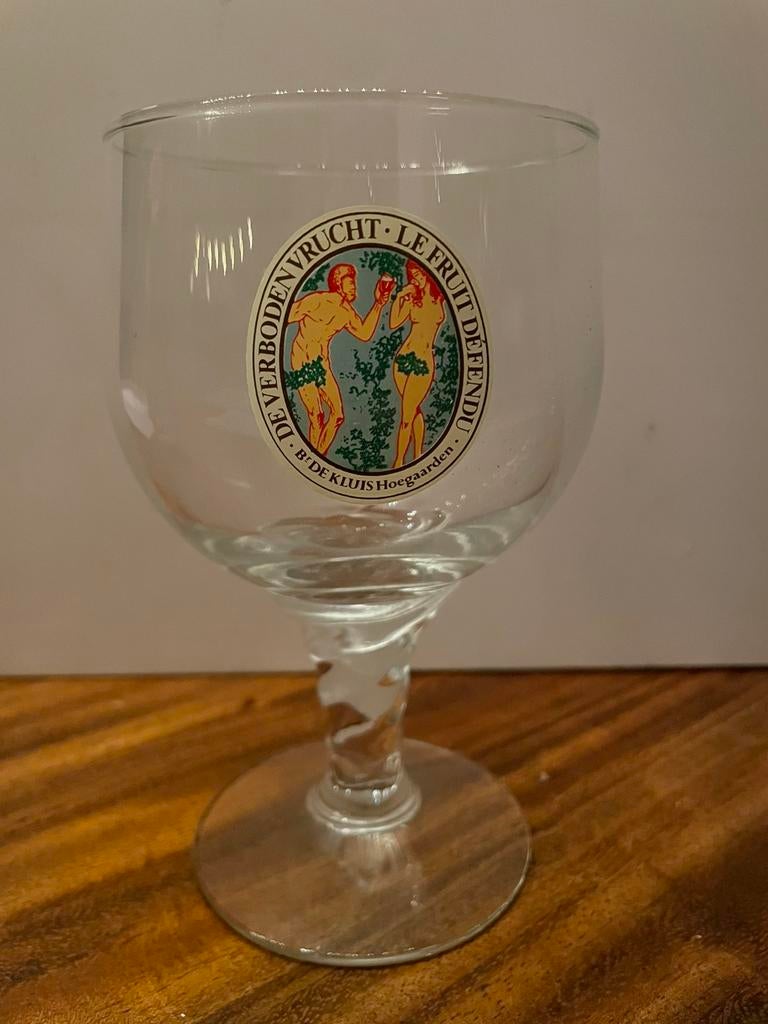Verbodenvrucht bierglas, Ophalen of Verzenden, Zo goed als nieuw, Glas of Glazen, Overige merken