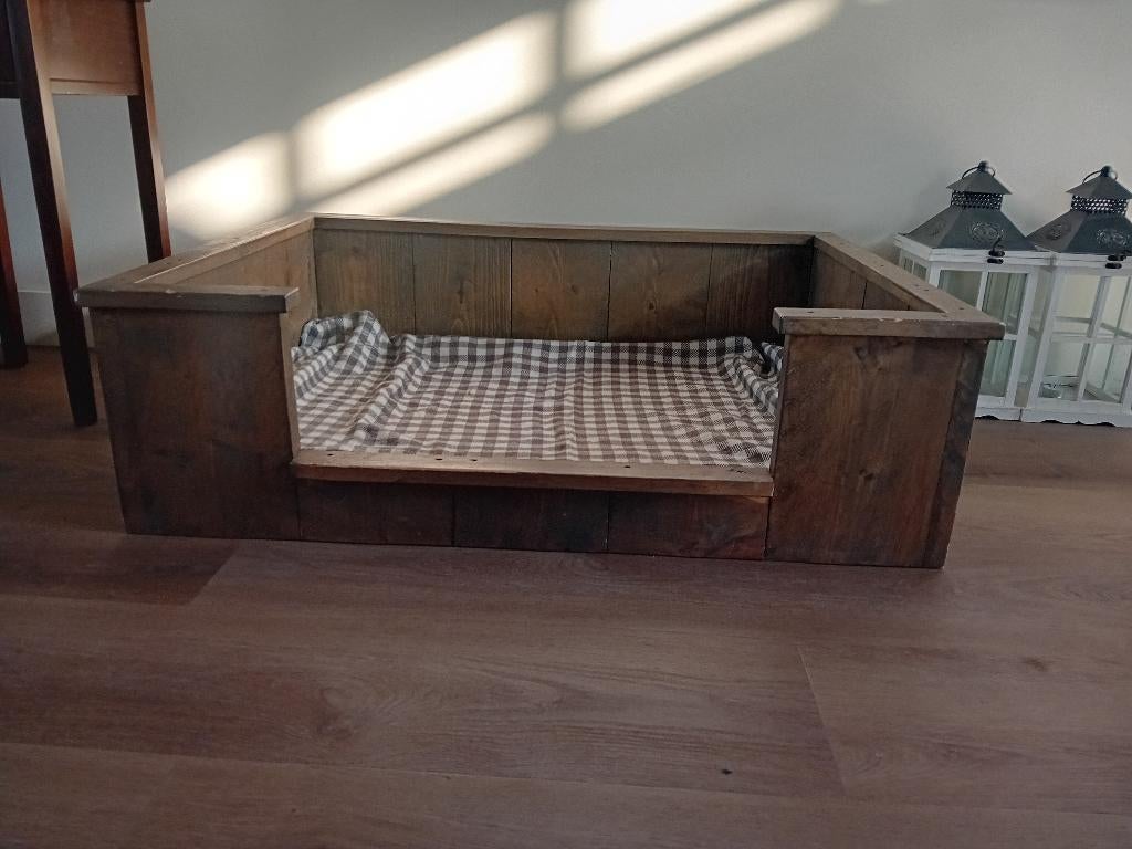 Hondenmand steigerhout, Dieren en Toebehoren, Hondenmanden, Ophalen, Gebruikt, Overige