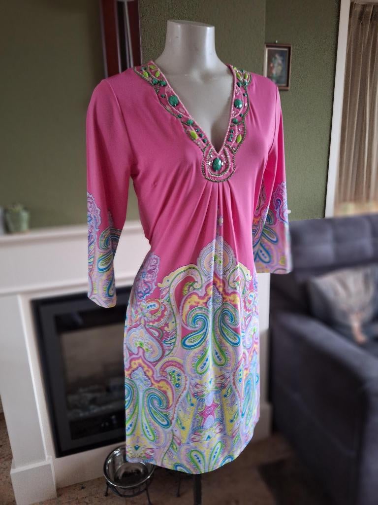 K-Design K Design zuurstok roze jurk M 38, Maat 38/40 (M), K-design, Verzenden, Zo goed als nieuw