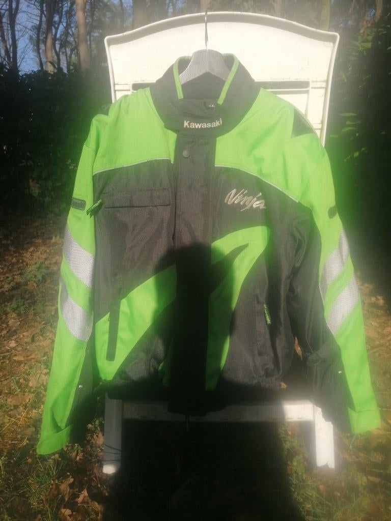Kawasaki Ninja textiel jas, maat 54, uitritsbare voering, Motoren, Kleding | Motorkleding, Jas | textiel, Heren, Kawasaki, Ophalen of Verzenden