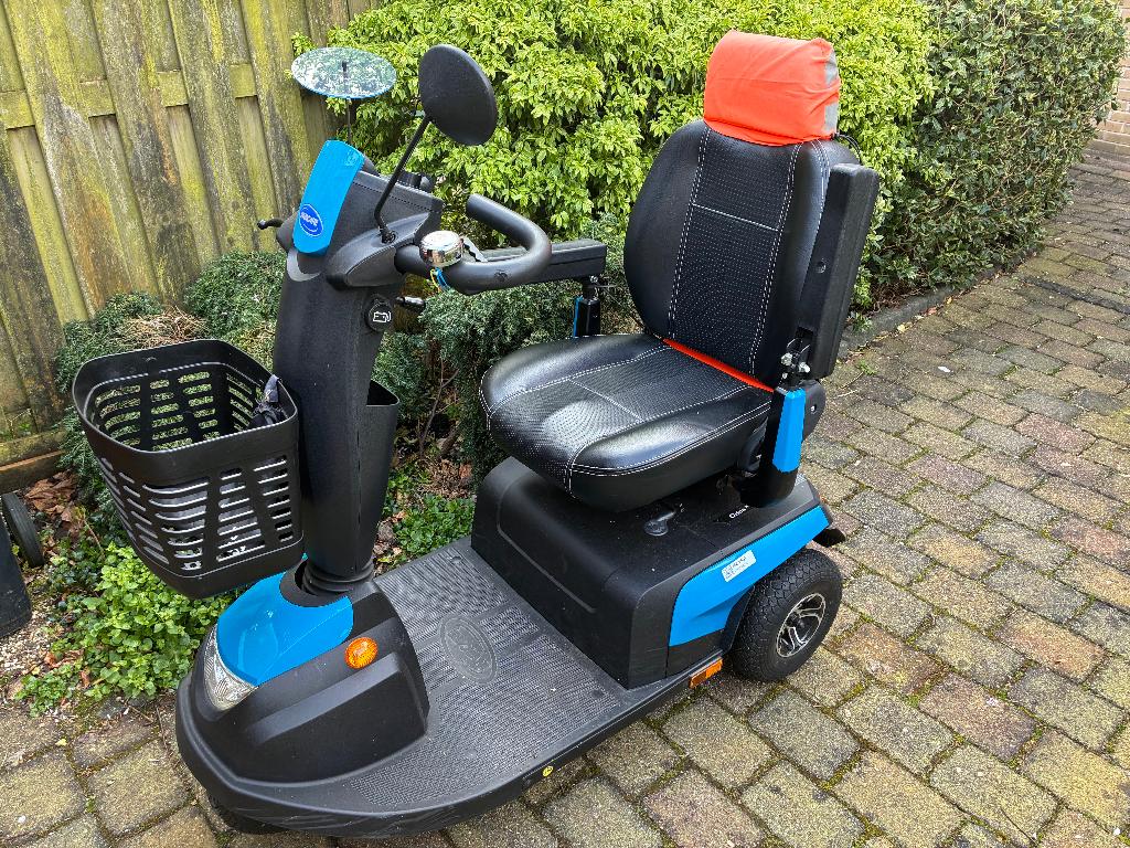 blauwe Orion Pro scootmobiel, 16 t/m 25 km, Zo goed als nieuw, 16 km/u of meer, Ophalen