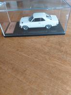 MODELAUTO 1-43 TOYOTA CROWN HARDTOP 1968 WIT, Ophalen of Verzenden, Zo goed als nieuw, Auto, Overige merken