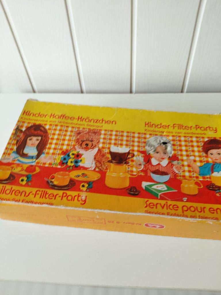 Retro kinder/poppen/thee/koffie serviesje, Verzamelen, Ophalen of Verzenden