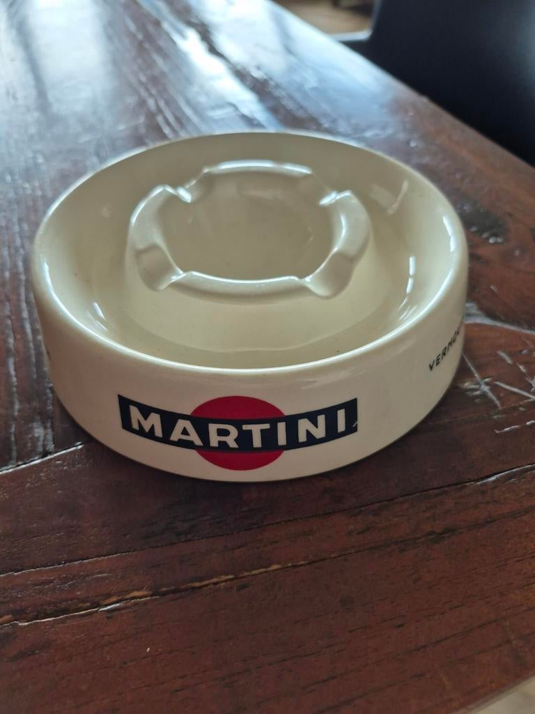 Martini asbak, Ophalen of Verzenden, Zo goed als nieuw, Gebruiksvoorwerp
