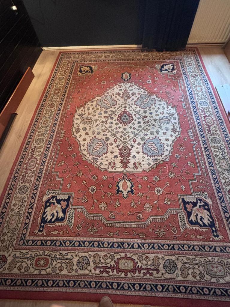 Vloerkleed van Brink en Campman.100%wol, 250x350cm,Kashmir, Ophalen, Overige kleuren, Perzisch, 200 cm of meer