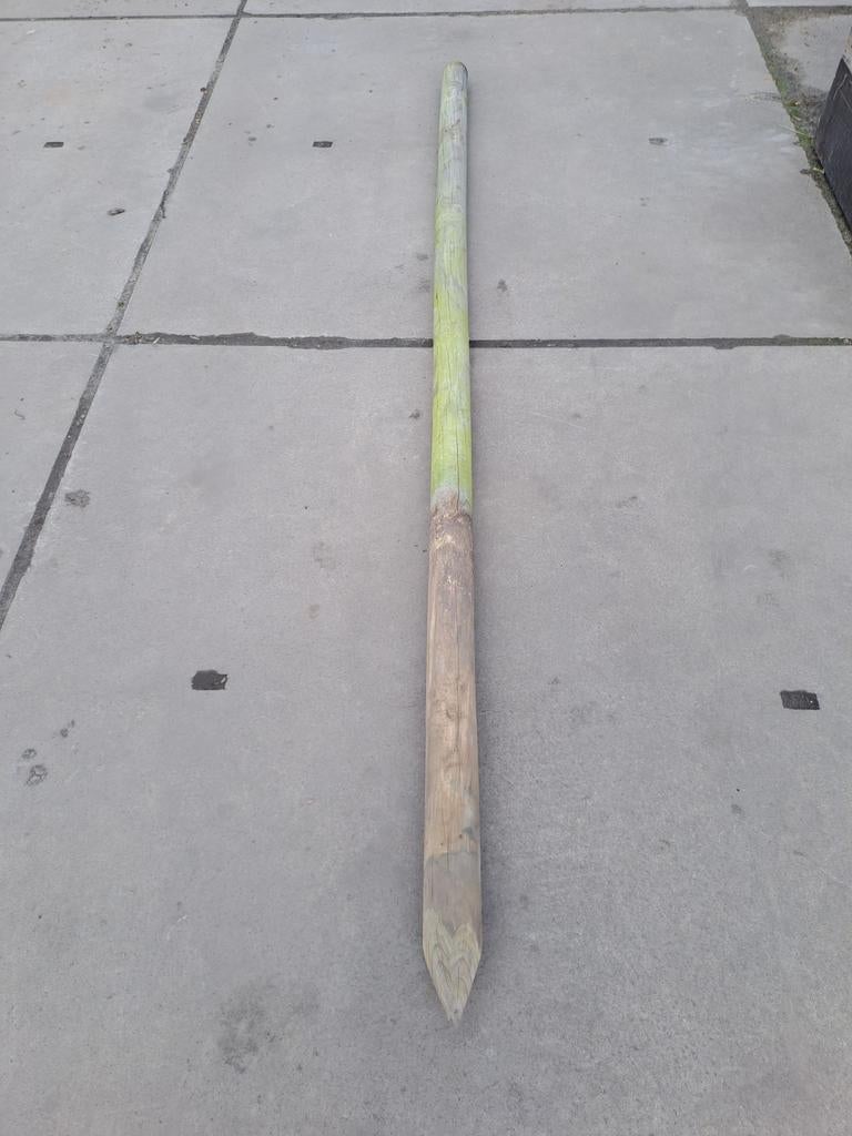 Boompalen 100 stuks  3 meter lang 9 cm dik. 5 euro per stuk., Ophalen, 250 cm of meer, Palen