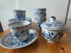 Antiek Theeservies Blauw Wit, Antiek en Kunst, Ophalen