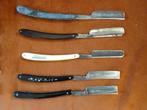 Antiek scheermes vintage scheermes collectie 4 scheermessen, Ophalen of Verzenden