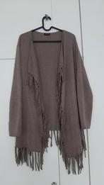 Gerry Weber Vest met Franjes - Maat 44, Beige, Maat 42/44 (L), Ophalen of Verzenden, Zo goed als nieuw