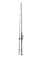 Roofvishengel 210cm met molen - Complete set!, Ophalen, Gebruikt, Complete set