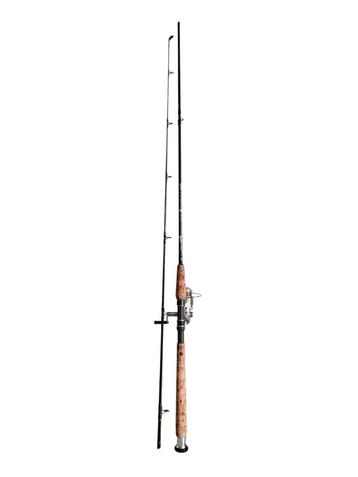 Roofvishengel 210cm met molen - Complete set! beschikbaar voor biedingen