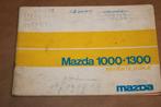 Mazda 1000-1200 Instruktieboekje - 1975, Ophalen of Verzenden