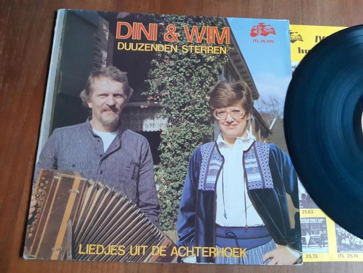 LP Dini & Wim - Duuzenden Sterren, Cd's en Dvd's, Vinyl | Nederlandstalig, Gebruikt, Streekmuziek, 12 inch, Ophalen of Verzenden
