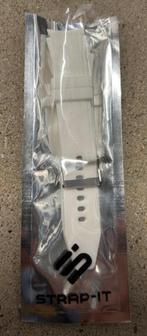 horlogeband Samsung Galaxy watch 4 wit siliconenband, Wit, Nieuw, Ophalen of Verzenden, Samsung Galaxy