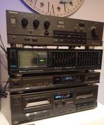 Technics Set met Sherwood EQ470R, Audio, Tv en Foto, Overige merken, Gebruikt, Cassettedeck, Losse componenten