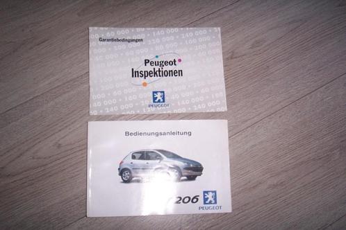 Gebruikershandleiding+div PEUGEOT 206  1998/2005 (duitstalig, Auto diversen, Handleidingen en Instructieboekjes, Ophalen of Verzenden