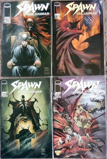 Spawn the Undead 1 t/m 4 compleet (2000) Junior Press beschikbaar voor biedingen