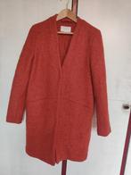 Vintage dames rood oranje jas maat L Vila winter lente vilt, Maat 42/44 (L), Oranje, Ophalen of Verzenden, Villa