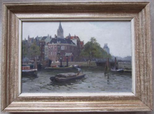 =Herman Bogman jr 1890-1975====vooroorlogs ROTTERDAM=, Antiek en Kunst, Kunst | Schilderijen | Klassiek, Ophalen of Verzenden