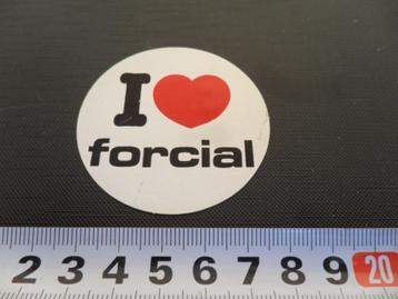 sticker I love forcial  beschikbaar voor biedingen