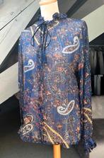Etro zijden blouse italiaanse 46, Kleding | Dames, Etro, Blauw, Maat 42/44 (L), Ophalen of Verzenden