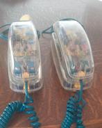 2 transparante jaren 80 vaste telefoon, lees de beschrijving, Ophalen of Verzenden