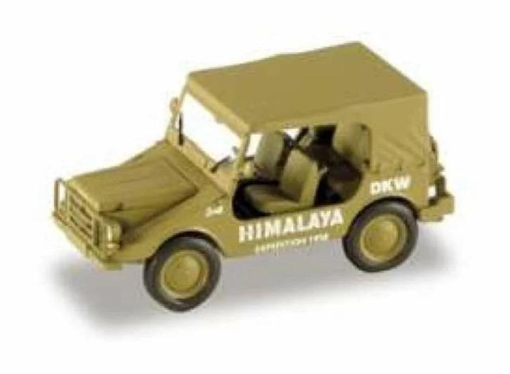 DKW Munga 4 Himalaya expedition, sand, Hobby en Vrije tijd, Modelauto's | 1:43, Nieuw, Auto, Overige merken, Ophalen of Verzenden