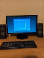 Monitor merk: iiyama. Evt.  +Logitech toetsenbord+ speakers, Computers en Software, Desktop Pc's, Ophalen, Gebruikt
